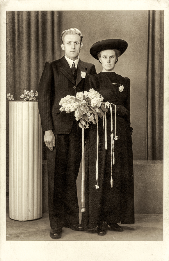 Trouwfoto Jan Dirk Lukasse & Wilhelmina la Grand